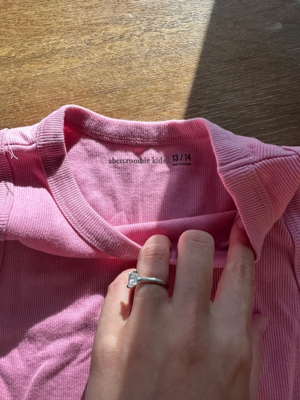 Women’s Pink Ribbed Tank Top
